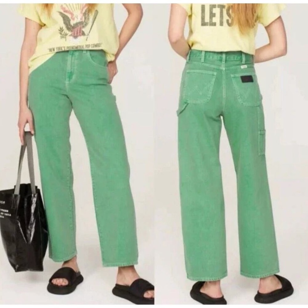 Wrangler Green Straight Leg Women’s Jeans - Picture 10 of 10